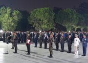 Polda Sumut Gelar Renungan Suci di TMP Bukit Barisan, Tengah Malam Sunyi Penuh Doa