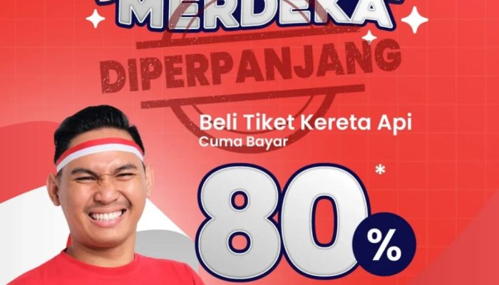 Kabar Gembira, KAI Divre I Sumut Perpanjang Promo Merdeka Hingga Akhir Agustus