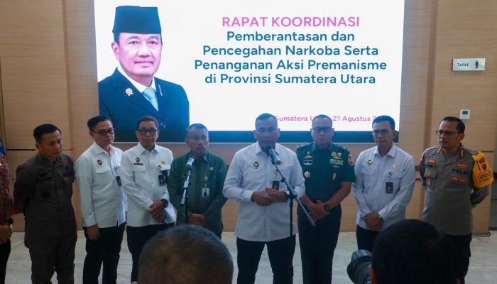 Rakor Pemberantasan Narkoba di Sumut, Menko Polkam Angkat Topi untuk Polda Sumut