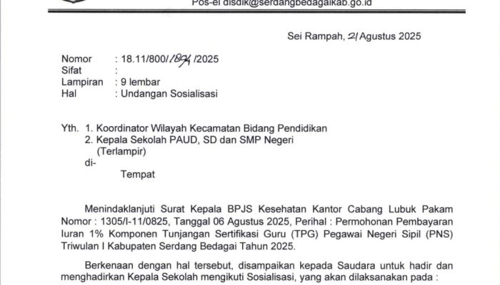 Semua Guru PNS dan PPPK di Sergai Dikumpulkan di Aula Diknas, Isu Pungli PPPK Ikut Menghangat