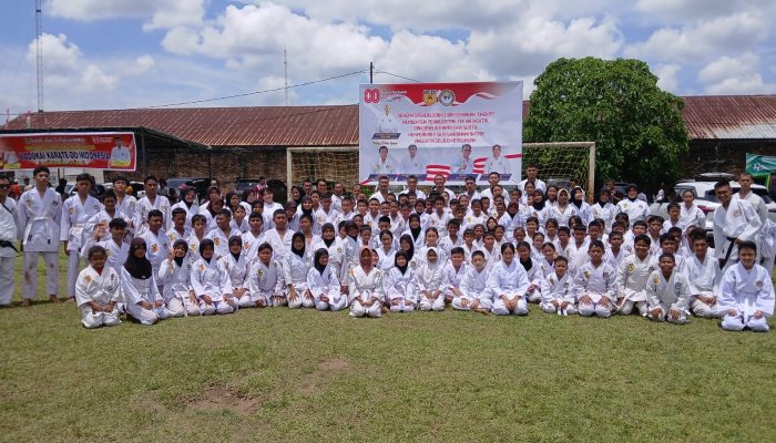 Gashuku dan Ujian Karate Wadokai di Pancur Batu, 350 Kohai Naik Tingkat Bersama Kapolsek