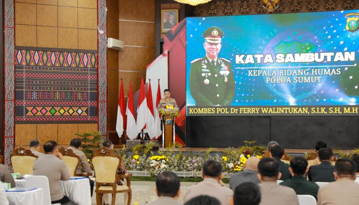 Bidhumas Polda Sumut Gelar Rakernis, Ingatkan Humas Bukan Cuma Pajangan Organisasi