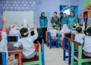 Kejar Ketercapaian ZeroDose di Sumut, Ketua PKK Sumut Kunjungi Dua Posyandu di Langkat