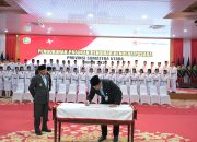 Gubernur Sumut Bobby Nasution Kukuhkan Paskibraka Sumut 2025