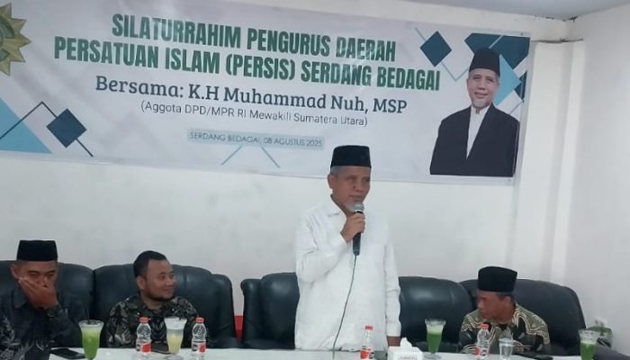 ‎Silaturahim Persis Serdang Bedagai Bersama KH. Muhammad Nuh, Bahas Ukhuwah dan Isu Palestina