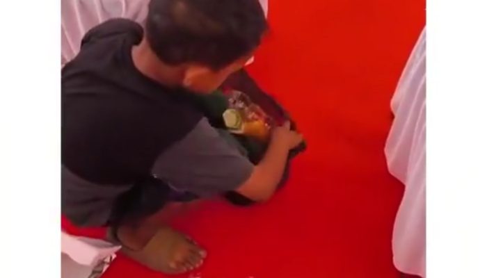 ‎Bocah Gowa Pungut Sisa Makanan Peringatan HUT ke-80 RI, Kapolres Gowa Janji Beri Bantuan  ‎