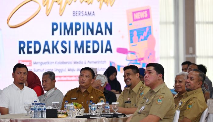 Undang Para Pemimpin Redaksi Media dan Organisasi Pers, Gubernur Bobby Nasution Pererat Kolaborasi Bangun Sumut