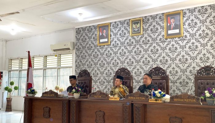 Wakil Wali Kota Tanjungbalai Hadiri Paripurna DPRD, RPJMD 2025–2029 dan Pertanggungjawaban APBD 2024 Disetujui