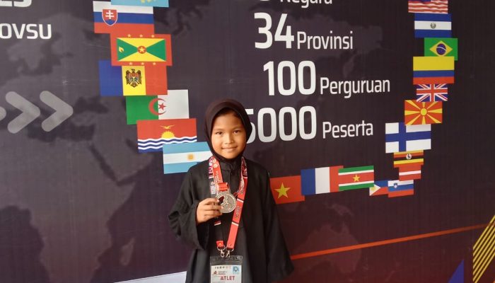 Pesilat Pelajar Putri Asahan Raih Medali Perak Di Ajang 2nd International Student Pencak Silat Indonesia Open Championship 2025