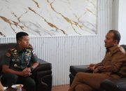 Wali Kota Tanjungbalai Mahyaruddin Salim Terima Kunjungan Silaturahmi Dandim 0208/AS