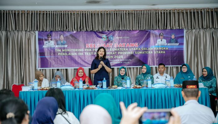 Kahiyang Ayu Apresiasi Inovasi PKK Medan Maimun, Dorong Perempuan Lakukan IVA Test