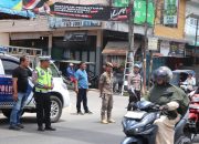 Polres Sergai Turun ke Jalan, Cegah Massa Unjuk Rasa Masuk dari Tebing Tinggi