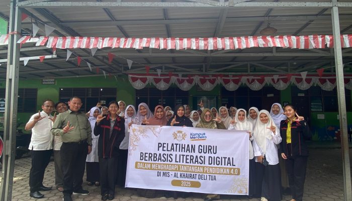 PELATIHAN GURU BERBASIS LITERASI DIGITAL DALAM MENGHADAPI TANTANGAN PENDIDIKAN 4.0 DI MIS AL KHAIRAT DELI TUA