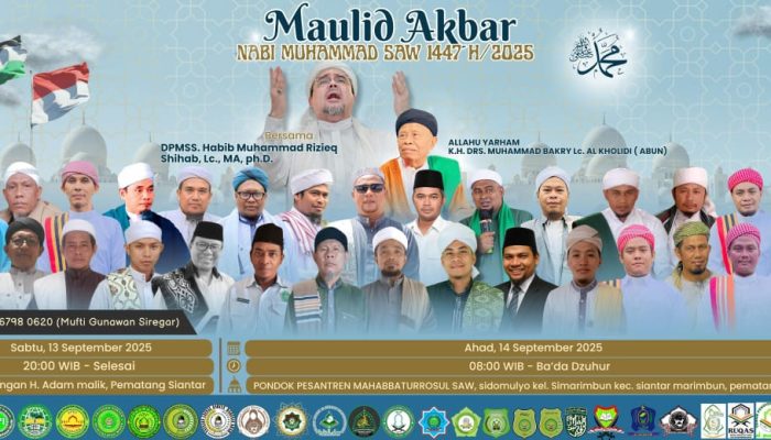 ‎Habib Rizieq Shihab Siap Safari Dakwah di Medan dan Pematang Siantar, 12-13 September 2025  ‎