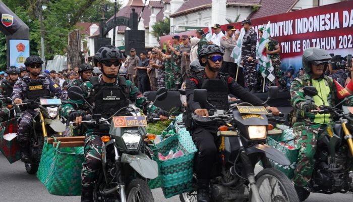 Pangdam I/BB Lepas Patroli Gabungan Simpatik, Bawa Misi Sosial untuk Warga Medan