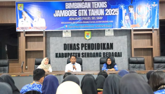 Buka Jambore GTK, Bupati Sergai Ingatkan Guru: Hidup Sederhana dan Jangan Lupa Sopan Santun
