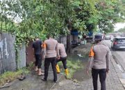 Parit Mampet, Jalan SM Raja–Amplas Kebanjiran, Polisi Nyemplung Bersihkan Saluran Air