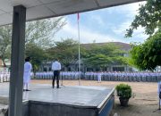 Upacara Bendera di SMK Negeri 1 Tebing Tinggi, Kapolres Titip Pesan soal Narkoba dan Medsos