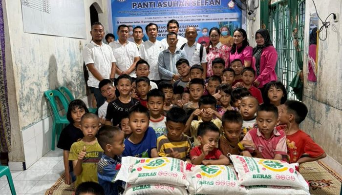 ‎Satresnarkoba Polres Tebing Tinggi dan Bhayangkari Gelar Bakti Sosial di Panti Asuhan Selfan