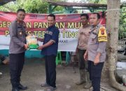 ‎Kapolsek Bandar Khalipah Pimpin Gerakan Pangan Murah Bersama Bulog  ‎