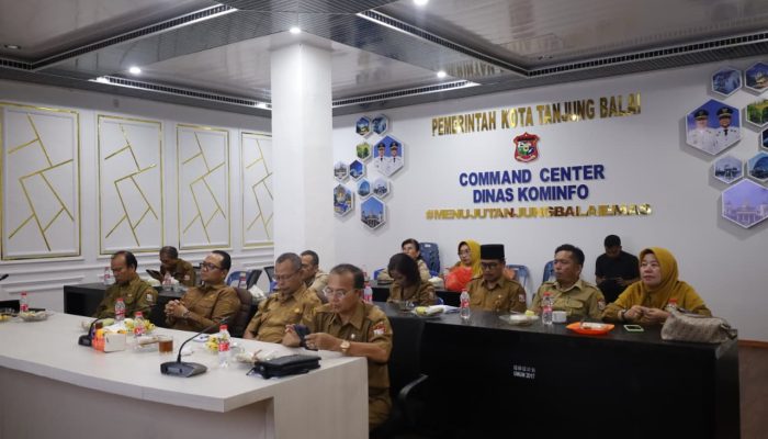 Pemko Tanjungbalai Ikuti Rakor Pengendalian Inflasi Bersama Kemendagri