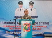 Wali Kota Tanjungbalai Buka Forum Perangkat Daerah/Forum Pemangku Kepentingan Penyusunan Renstra Dinas Pendidikan 2025–2029