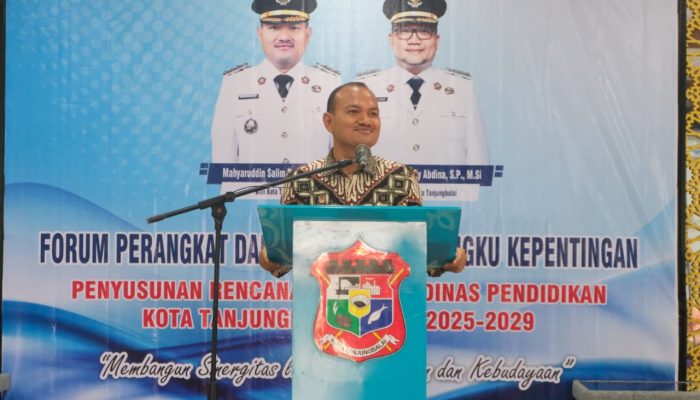 Wali Kota Tanjungbalai Buka Forum Perangkat Daerah/Forum Pemangku Kepentingan Penyusunan Renstra Dinas Pendidikan 2025–2029