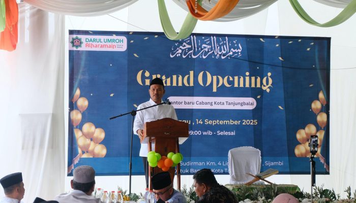 Wali Kota Tanjungbalai Resmikan Kantor Cabang PT Darul Umroh Alharamain