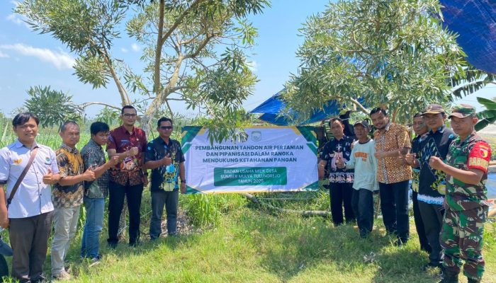 Pemdes Tulungrejo Blitar Bangun Tandon Air Pertanian dan Pipanisasi Guna Dukung Ketahanan Pangan