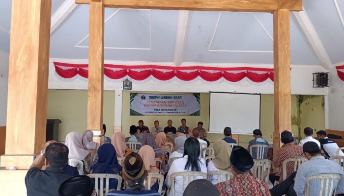 Pemdes Ringinrejo Blitar Tetapkan RKP Desa 2026, Dorong Transparansi dan Partisipasi Warga