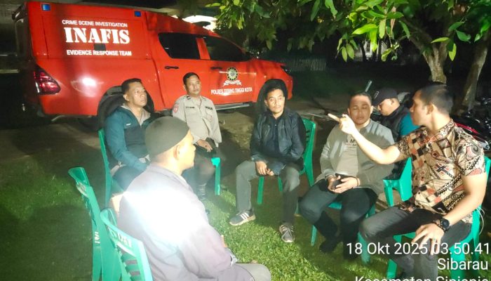 ‎Polres Tebing Tinggi Lakukan Olah TKP di Perkebunan Sawit, Satpam PTPN IV Meninggal Dunia Diduga Tersengat Listrik  ‎
