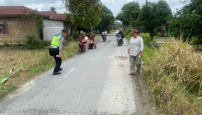 ‎Kecelakaan di Jalur Desa Paya Lombang, Polisi Ingatkan Pentingnya Etika Berkendara