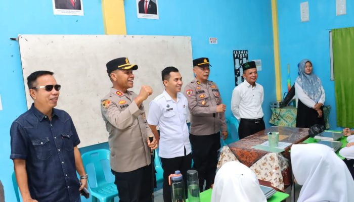‎Kapolres Tebing Tinggi Launching Program Makan Bergizi Gratis di MTs Swasta Al-Wasliyah
