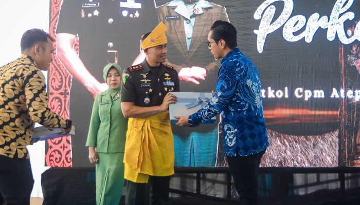 Rico Waas Hadiri Lepas Sambut Dandenpom I/5 Medan