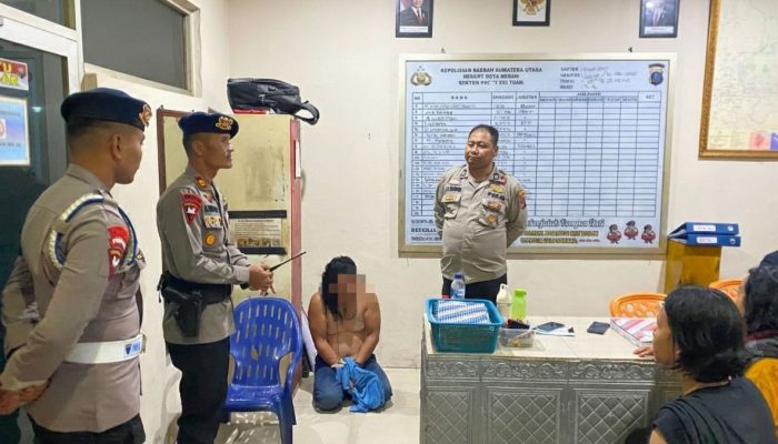 Respon Cepat Brimob Polda Sumut! Pelaku KDRT dan Penganiayaan di Medan Tembung Langsung Diciduk