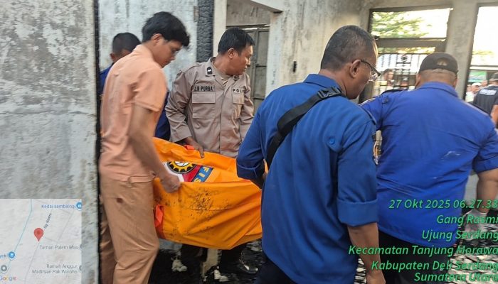 Mahasiswi Kedokteran Tewas Terbakar di Tanjung Morawa