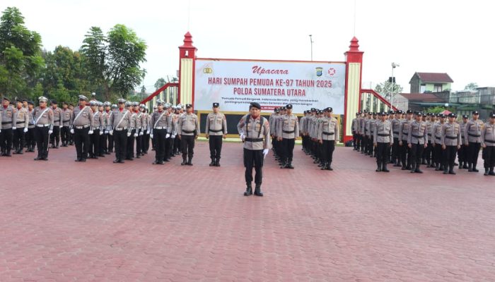 Polda Sumut Gelar Upacara Hari Sumpah Pemuda ke-97