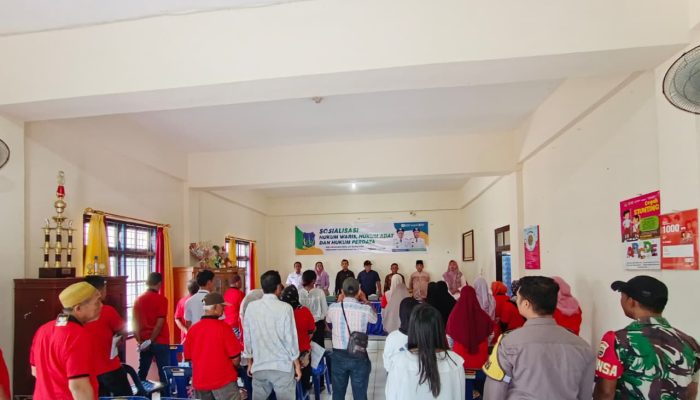 ‎Bhabinkamtibmas Polsek Padang Hilir Ikuti Sosialisasi Hukum di Kantor Kelurahan Deblod Sundoro