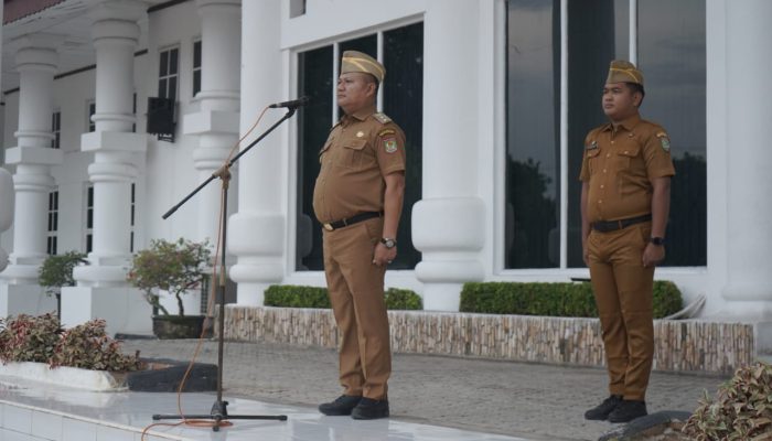 Apel Gabungan Oktober, Wakil Bupati Asahan Minta ASN Tampil Rapi