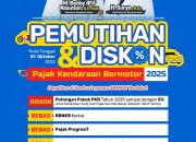 Bebas Denda, Diskon Pajak Kendaraan Bermotor Mulai 1 Oktober di Sumut