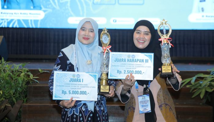 TP PKK Asahan Juara Lomba Masak Serba Ikan Di Jambore Kader PKK Sumut