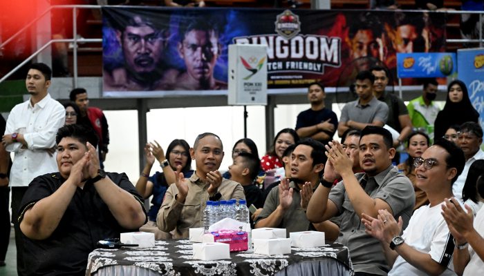 Petinju Lokal Sumut Berterima Kasih kepada Bobby Nasution atas Dukungan ke Ringdom Matchday Friendly