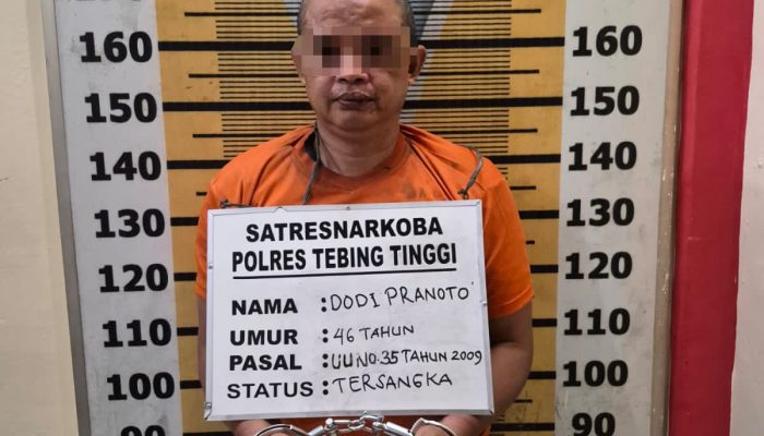 ‎Pengedar Narkoba Ditangkap di Serdang Bedagai, 90 Gram Sabu Disita Polres Tebing Tinggi