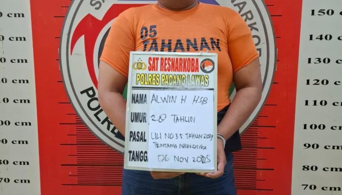 Tiga Tahun Main Petak Umpet, Bandar Sabu Asal Padang Lawas Akhirnya Tertangkap di Medan