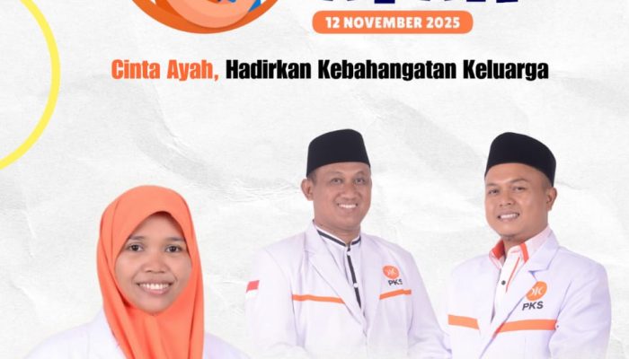 ‎DPD PKS Serdang Bedagai: Cinta Ayah Hadirkan Kebahagiaan Keluarga