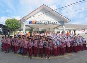 Gelar Edutrain, KAI Sumut Ajak Anak-Anak Kenali Profesi Perkeretaapian di Stasiun Tebing Tinggi