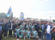 Turnamen Sepak Bola Piala Kepala Desa Digelar di Pancur Batu, Pemain Terbaik Berpeluang Gabung PSDS