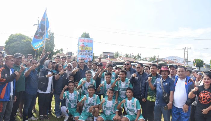 Turnamen Sepak Bola Piala Kepala Desa Digelar di Pancur Batu, Pemain Terbaik Berpeluang Gabung PSDS