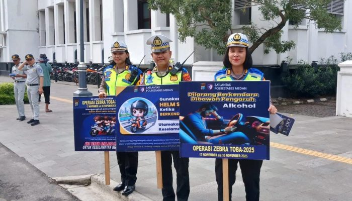 Tiga Hari Operasi Zebra Toba 2025, Polres Sergai Ingatkan Pengendara: Lengkapi Dokumen, Jangan Buru-Buru