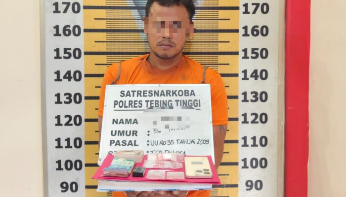 Satresnarkoba Polres Tebing Tinggi Grebek Pengedar Sabu: Bisnis Haram Tamat di Ruang Tamu
